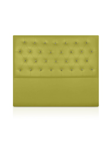 Cabecero de polipiel Nueva York botón cristal