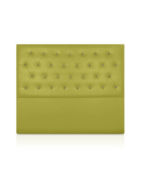 Cabecero de polipiel Nueva York botón cristal