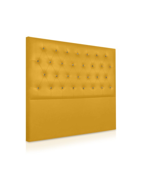 Cabecero de polipiel Nueva York botón cristal