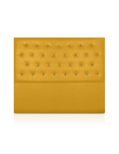 Cabecero de polipiel Nueva York botón cristal