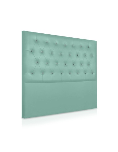 Cabecero de polipiel Nueva York botón cristal