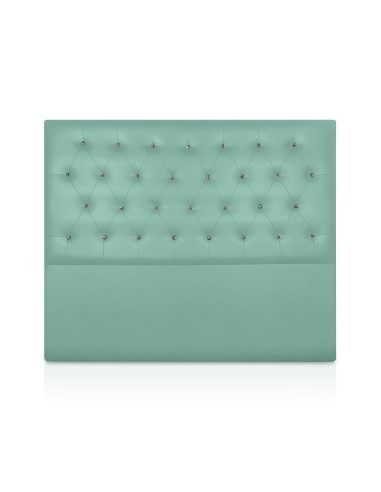 Cabecero de polipiel Nueva York botón cristal