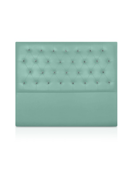 Cabecero de polipiel Nueva York botón cristal